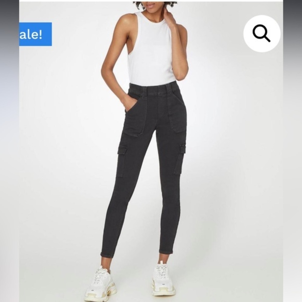 Spanx Stretch Twill Ankle Cargo Pants XS